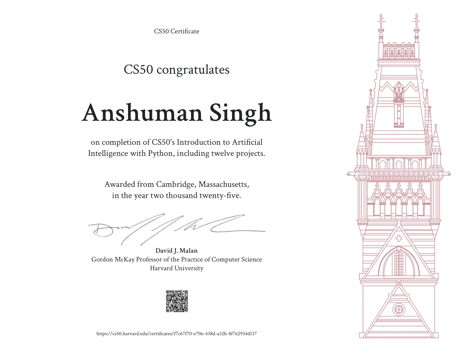 CS50's Introduction to Artificial Intelligence with Python