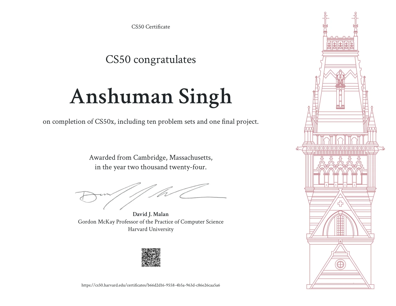 CS50x: Introduction to Computer Science