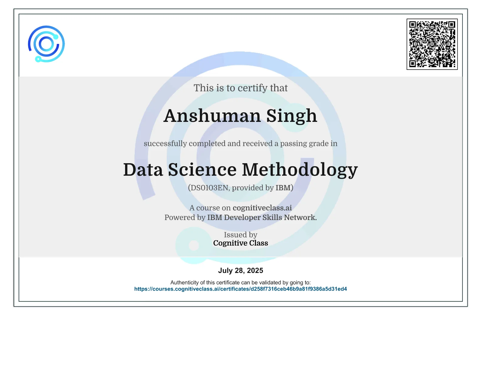 Data Science Methodology