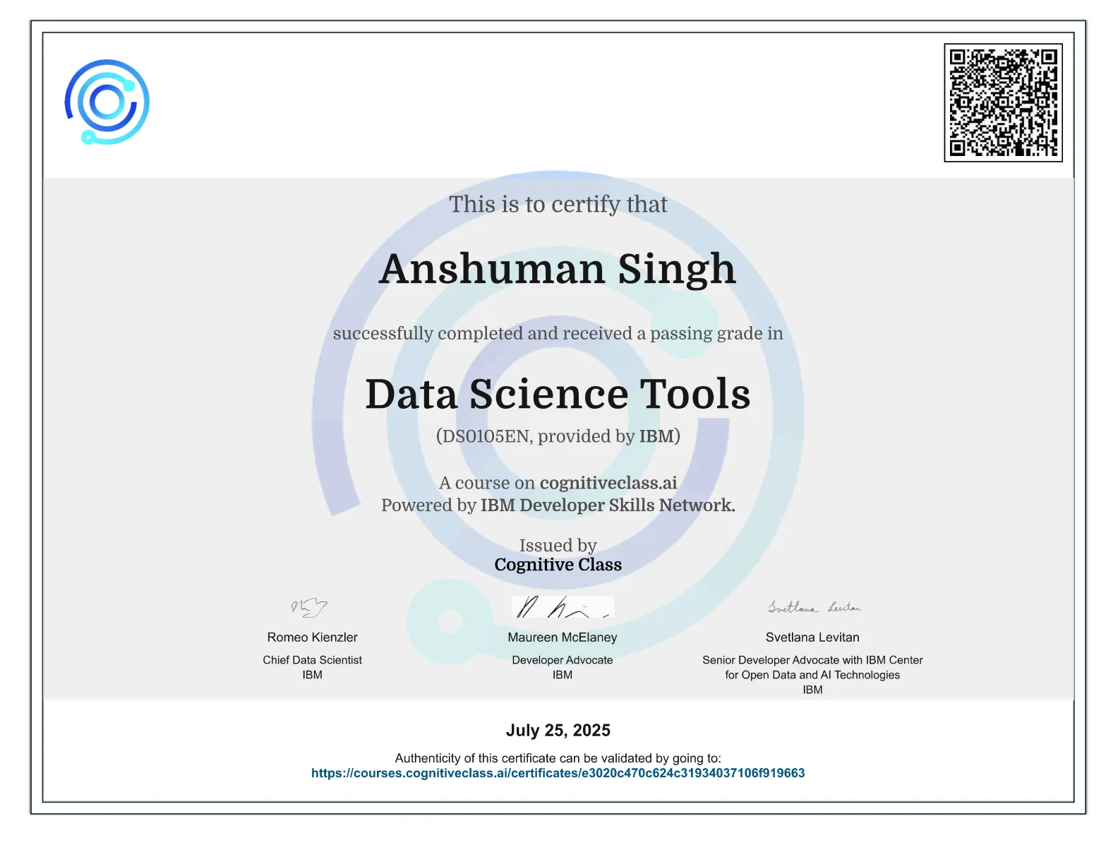 Data Science Tools