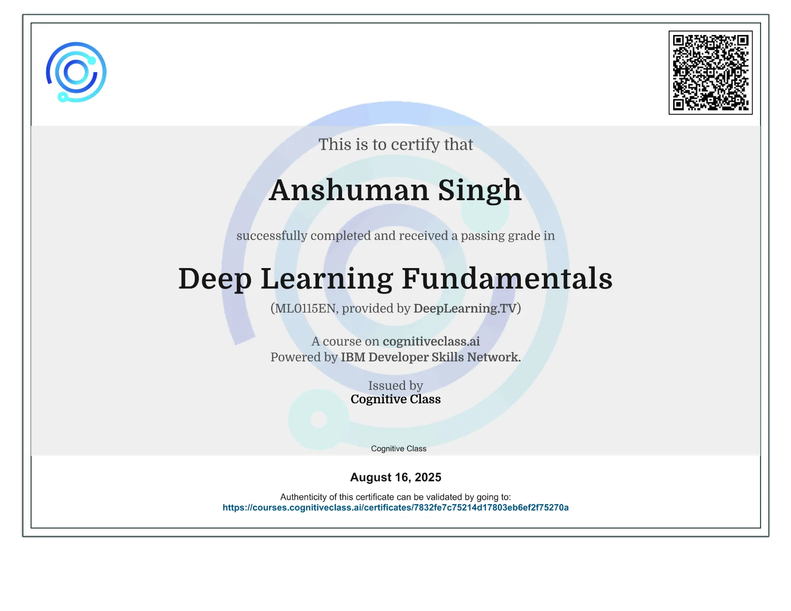 Deep Learning Fundamentals