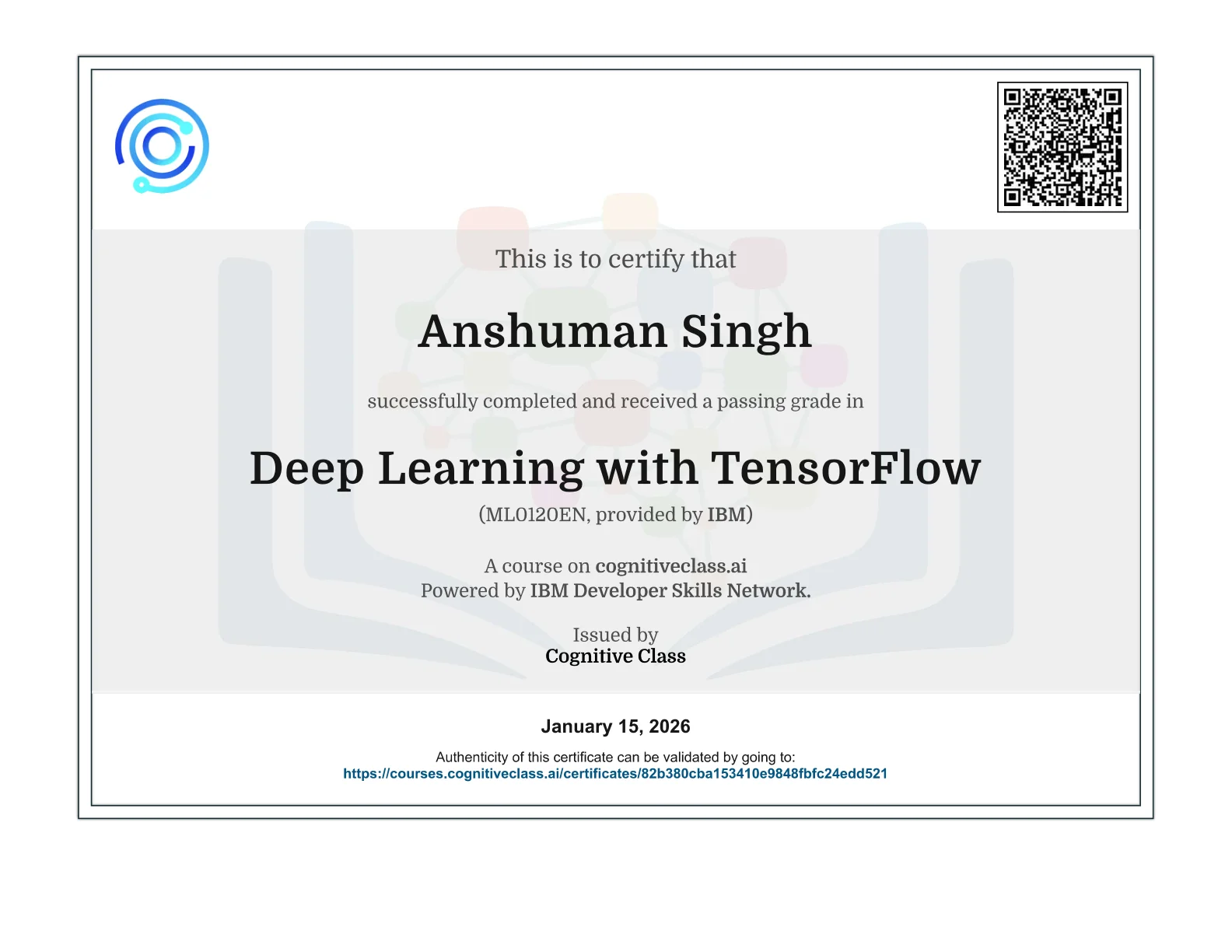 Deep Learning with TensorFlow