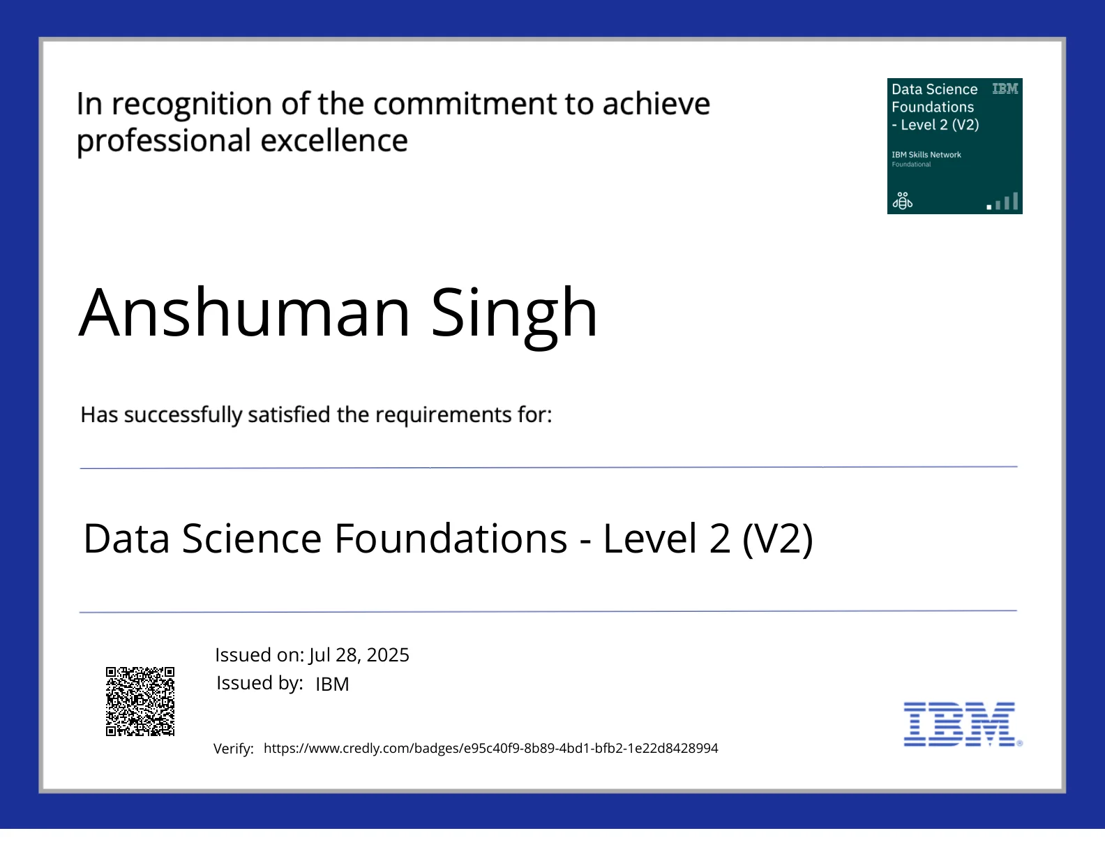 Data Science Foundations - Level 2 (V2)