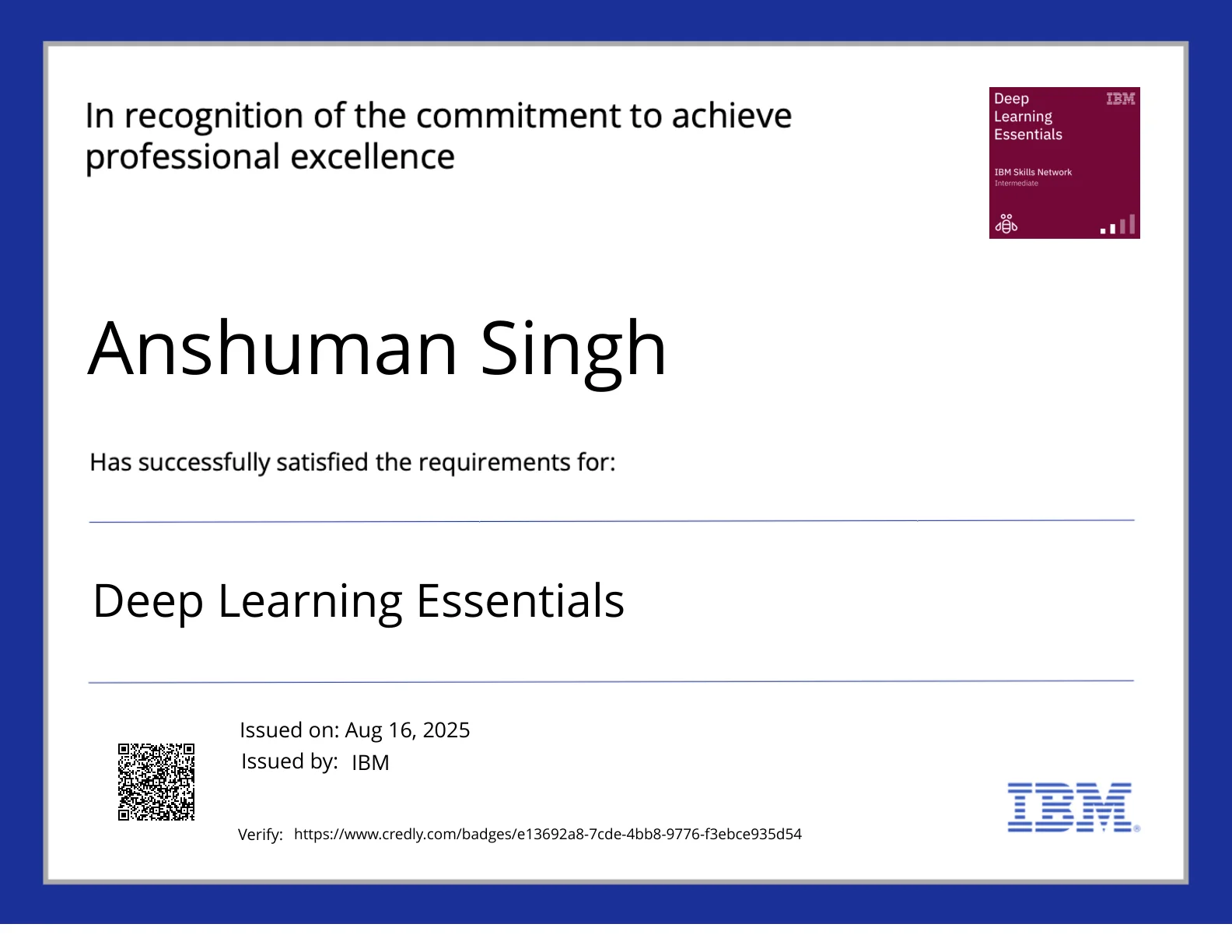 Deep Learning Essentials