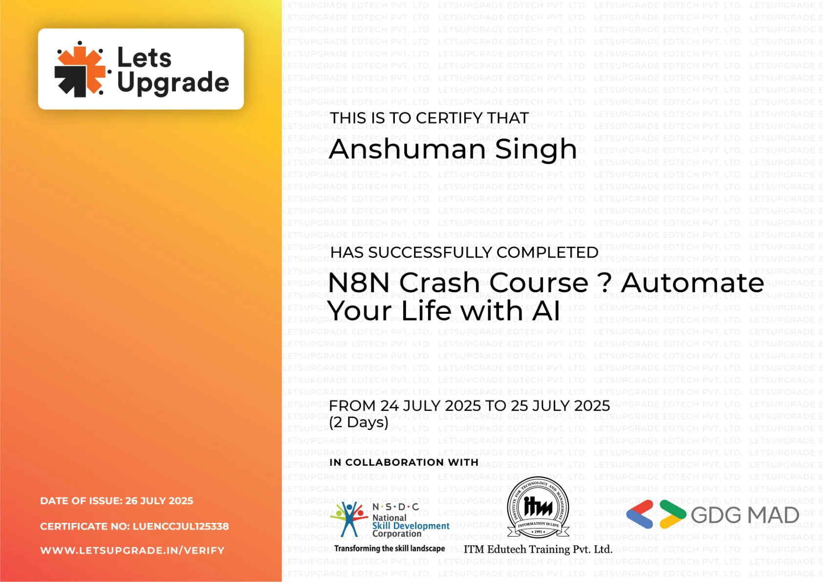 N8N Crash Course: Automate Your Life with AI